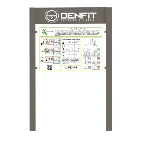 Denfit Instruction Board instruktionstavle udendørs