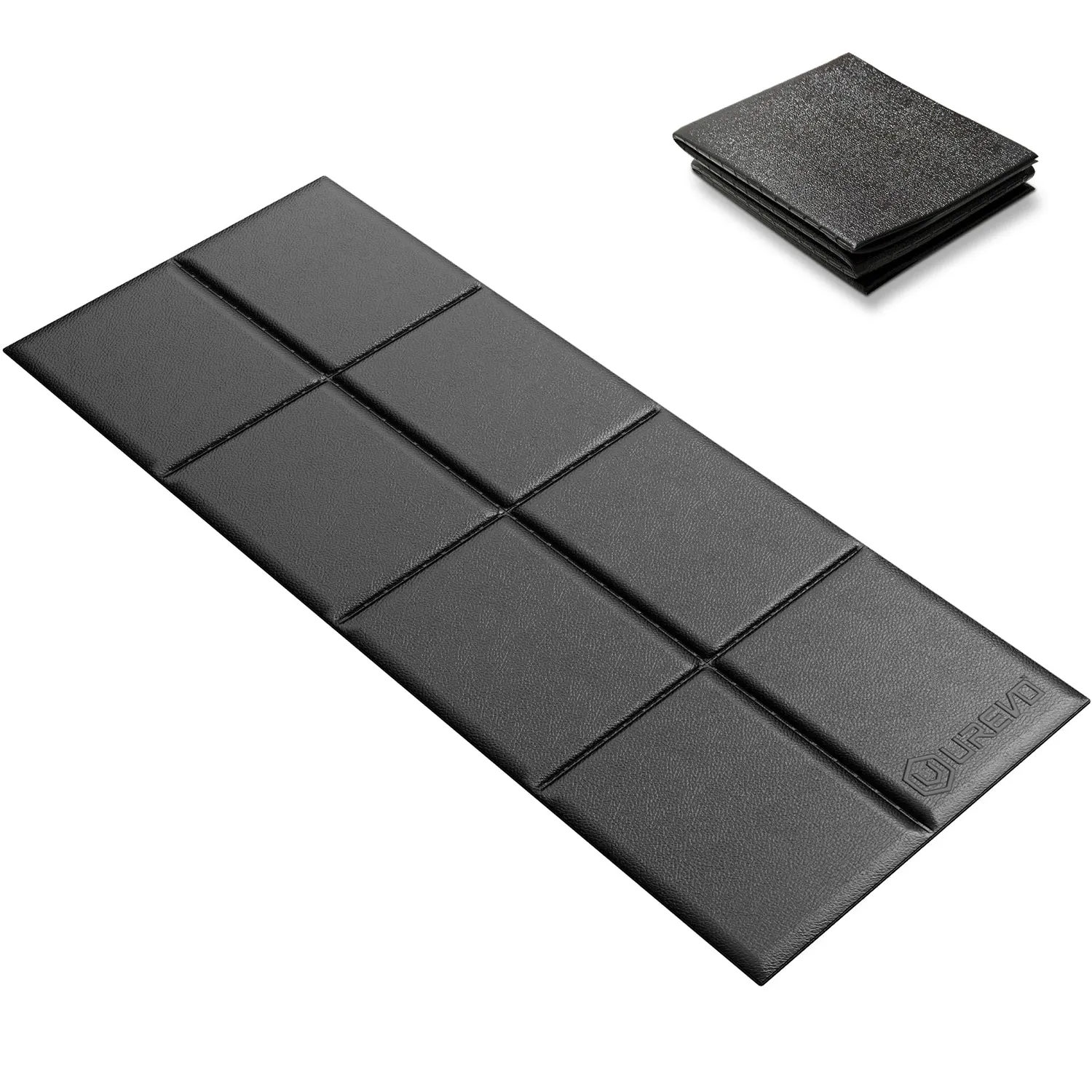 Urevo Foldable træningsmåtte foldbar støjdæmpende