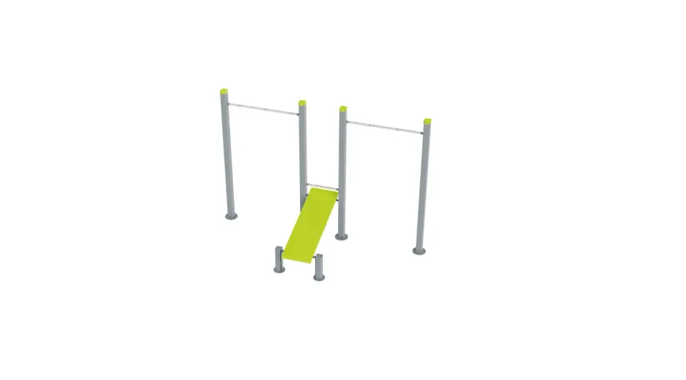 Denfit DSW4453 pullup stativ med bænk