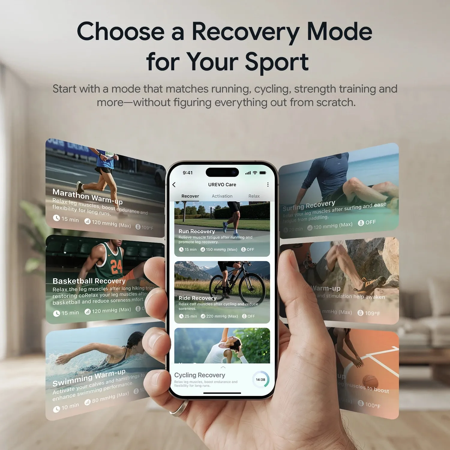 Urevo Care Recovery Boots kompressionsstøvler par