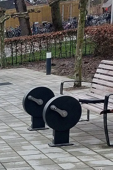 Denfit Urbangym Wheel for Bench træningshjul overkrop core