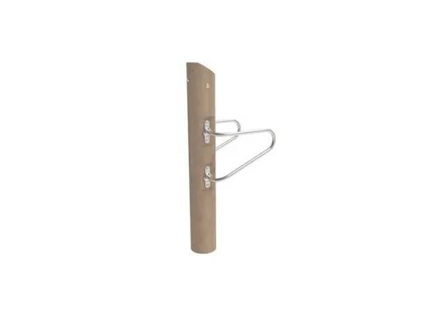 Denfit Nature Kneeraise udendørs mavestation træ core