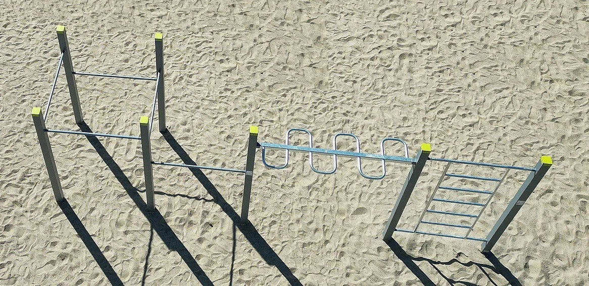 Denfit DSW4557 pullup stativ 5 bar udendørs