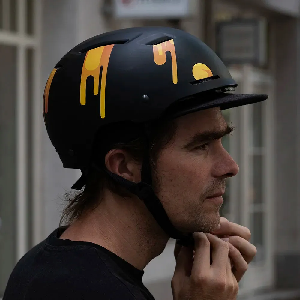 Reflective Berlin Lava DIY refleksark fire klip selv