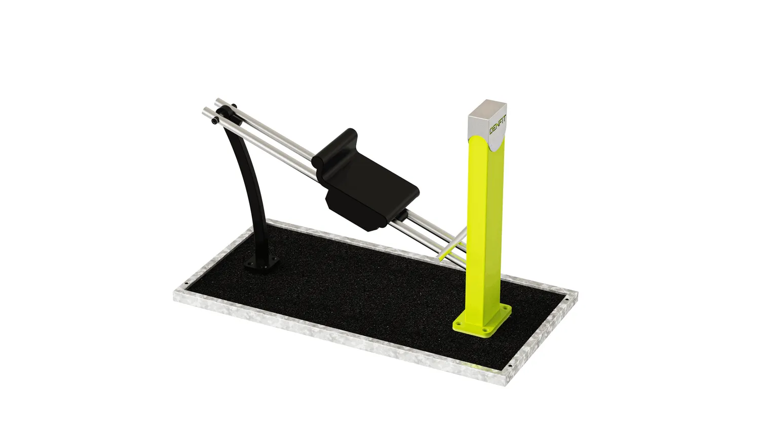 Denfit UrbanGym LegPush benpres rustfri