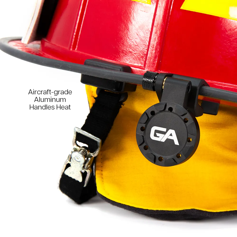 Guardian Angel Aluminum Fire Helmet lygteholder brandhjelm