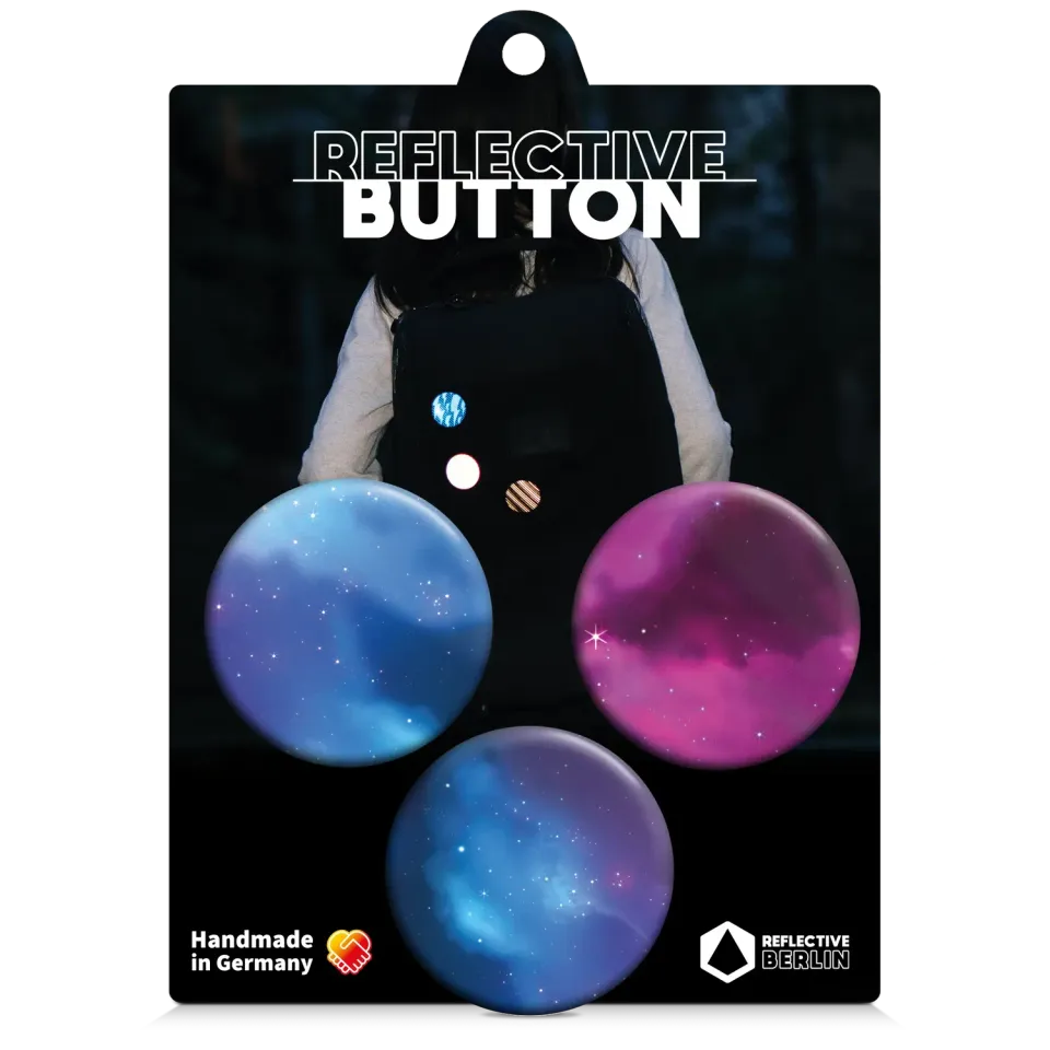 Reflective Berlin Space refleksbutton 50 mm – pin
