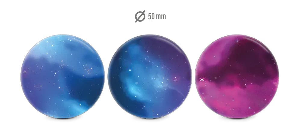 Reflective Berlin Space refleksbutton 50 mm – pin