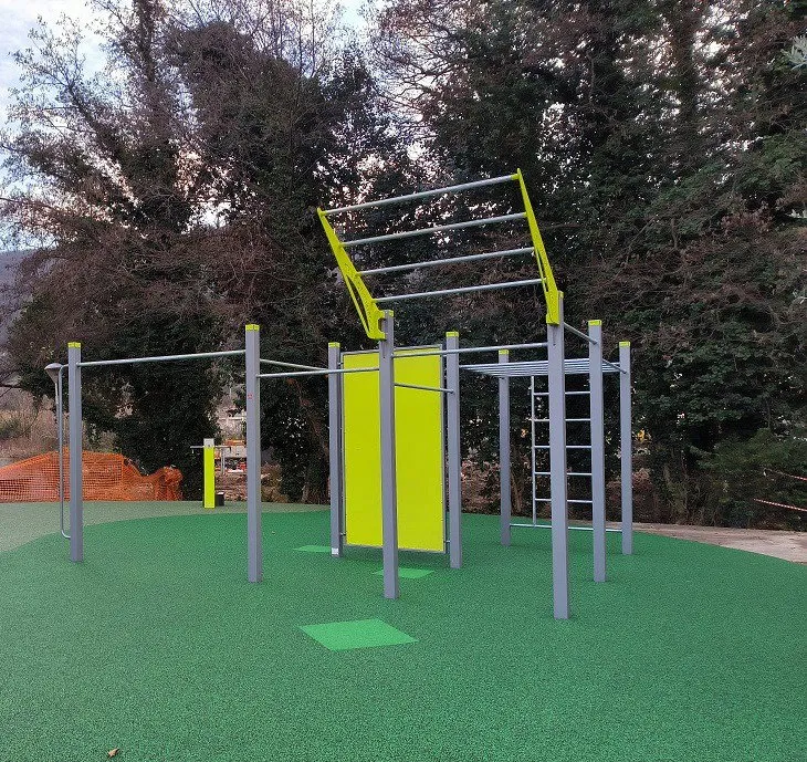 Denfit DSW4277 wall monkey bars udendørs 6 pull-up