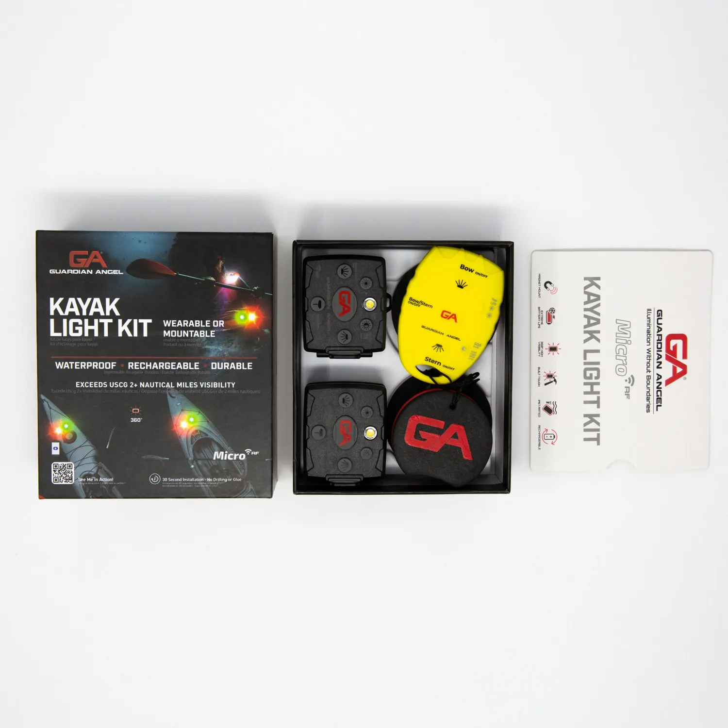 Guardian Angel RF Kayak Kit lygtesæt fjernbetjening