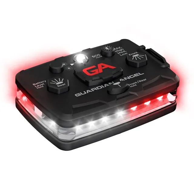 Guardian Angel Elite Series lygte hvid/rød 800 lumen