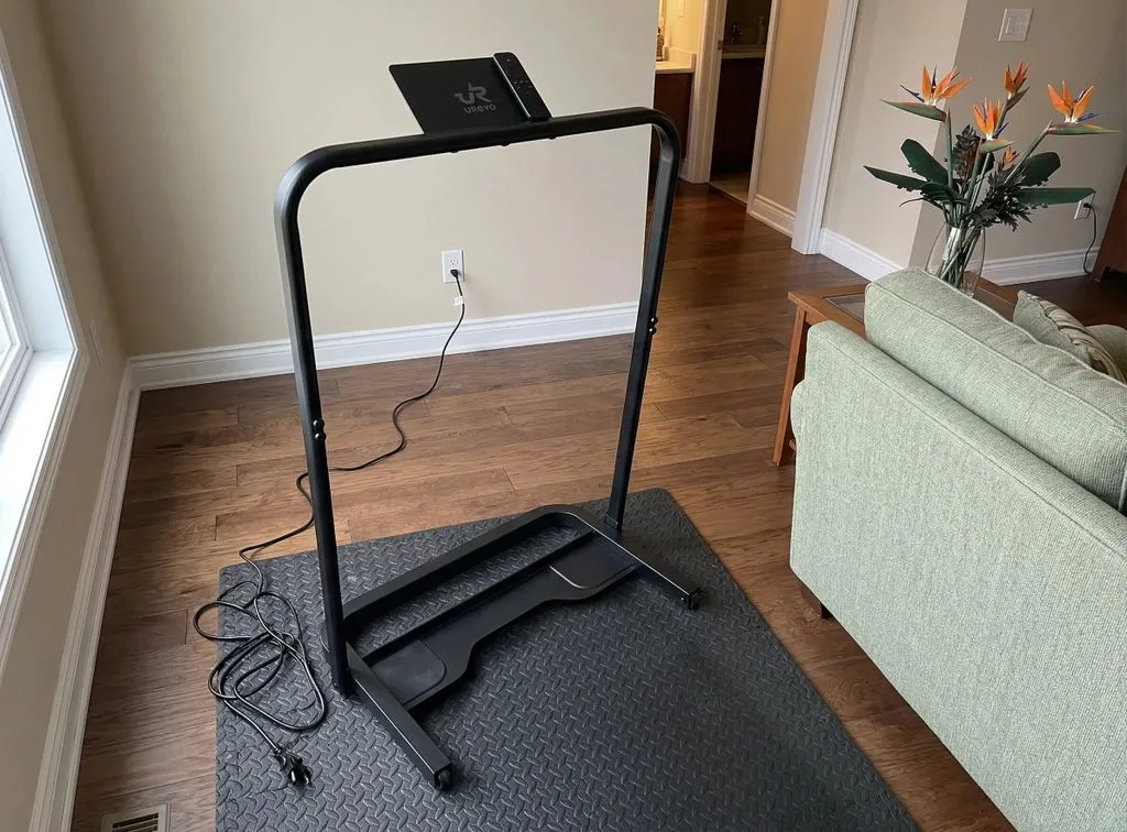 Urevo Walking Pad gelænder med holder robust