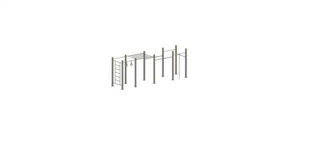 Denfit DSW4598 træningsstation udendørs