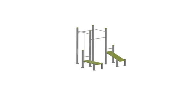 Denfit DSW4470 træningsstation udendørs basis