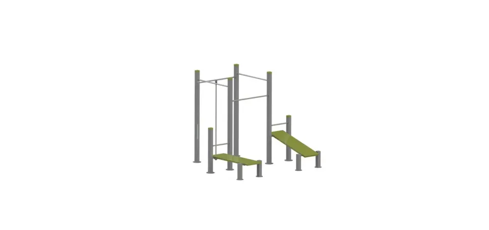 Denfit DSW4470 træningsstation udendørs basis