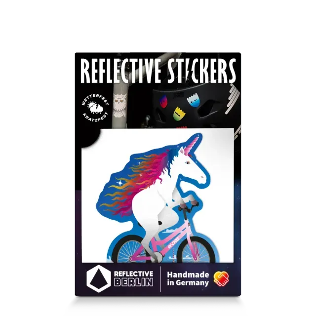 Reflective Berlin Solidaricorn refleksklistermærker enhjørning