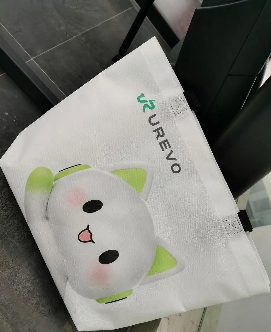 Urevo Waterproof Magnetic totebag hvid vandtæt