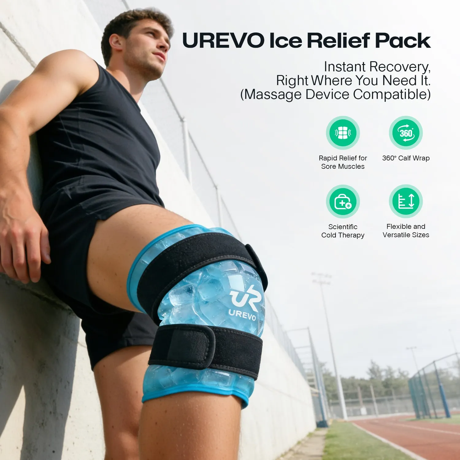 Urevo Ice Relief Pack kølebind genanvendelig