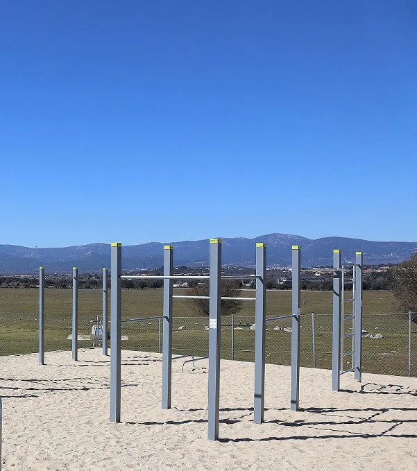 Denfit DSW4557 pullup stativ 5 bar udendørs
