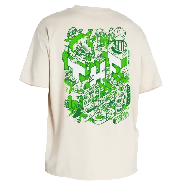 REFLECTIVE BERLIN THF T-shirt creme