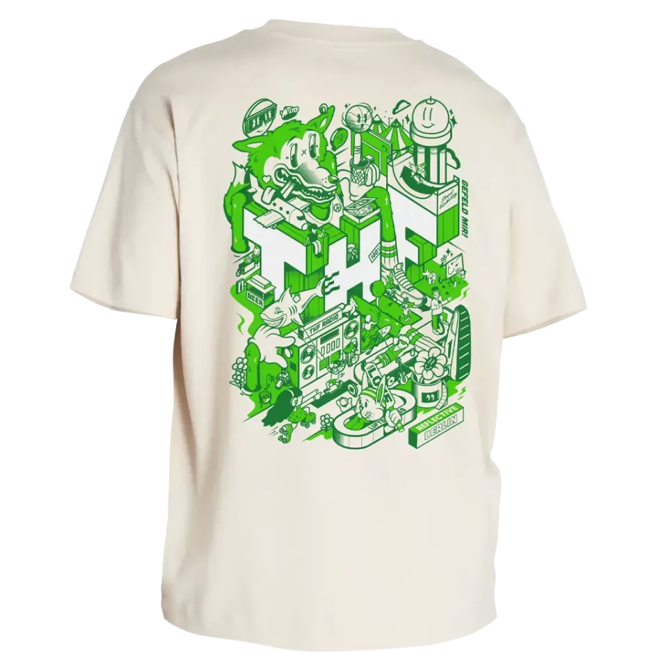 REFLECTIVE BERLIN THF T-shirt creme
