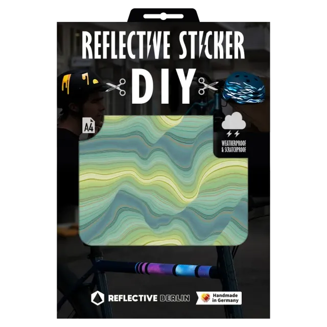 Reflective Berlin DIY Sticker Abyss refleksfolie neon