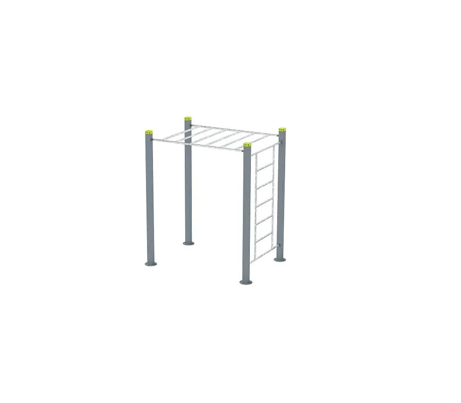 Denfit DSW4254 Monkey Bars klatrestativ med væg