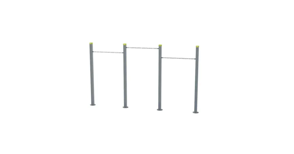 Denfit DSW4456 pull up bar tredobbelt udendørs