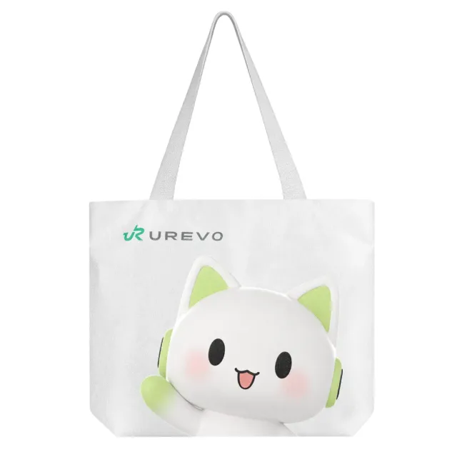 Urevo Waterproof Magnetic totebag hvid vandtæt
