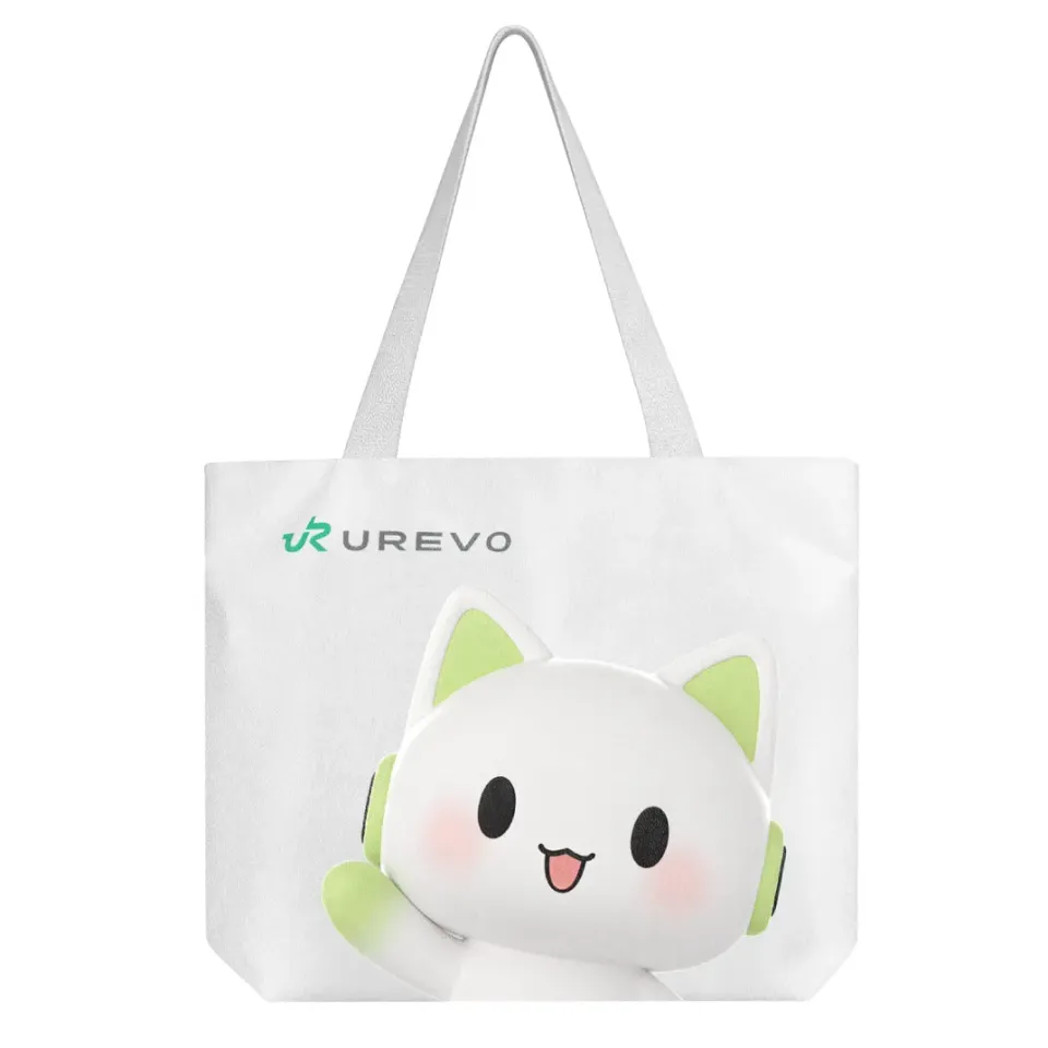 Urevo Waterproof Magnetic totebag hvid vandtæt