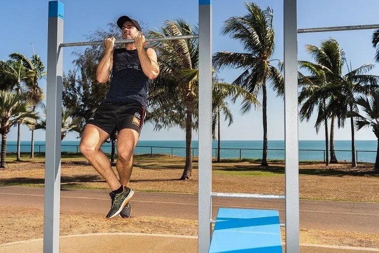 Denfit DSW4453 pullup stativ med bænk