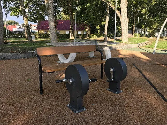 Denfit Urbangym Wheel for Bench træningshjul overkrop core