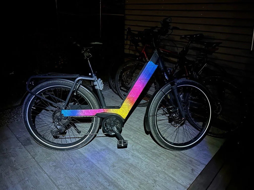 Reflective Berlin XL Sticker Kit Bold refleksklistermærker black