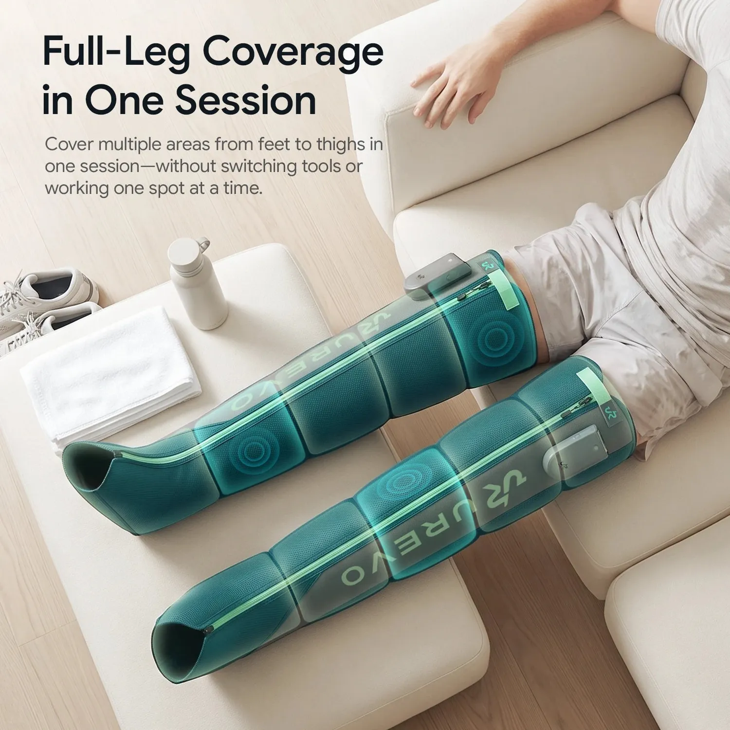 Urevo Care Recovery Boots kompressionsstøvler par