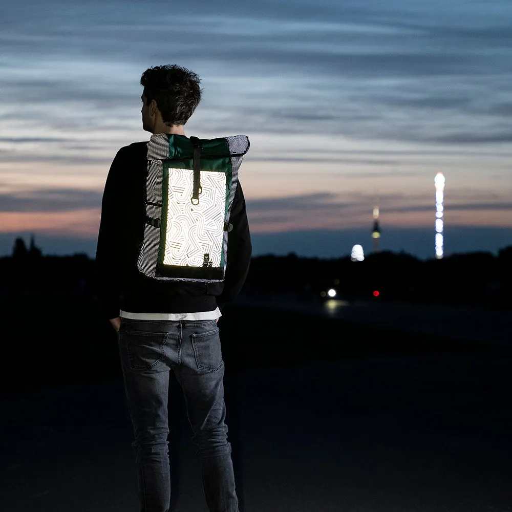 Reflective Berlin Purist Plus rygsæk-cykeltaske refleks