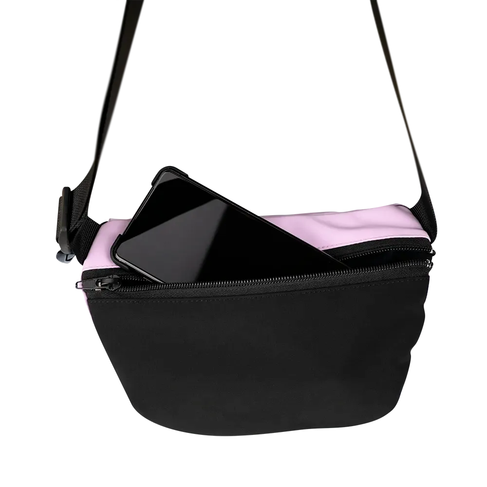 Reflective Berlin Pouch bæltetaske soft rosa reflekterende