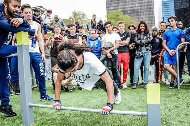 Denfit DSW4955 Push Ups Triple træningsstation 3 højder