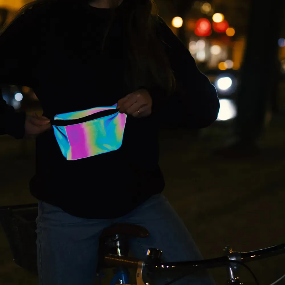 Reflective Berlin Pouch bæltetaske regnbue