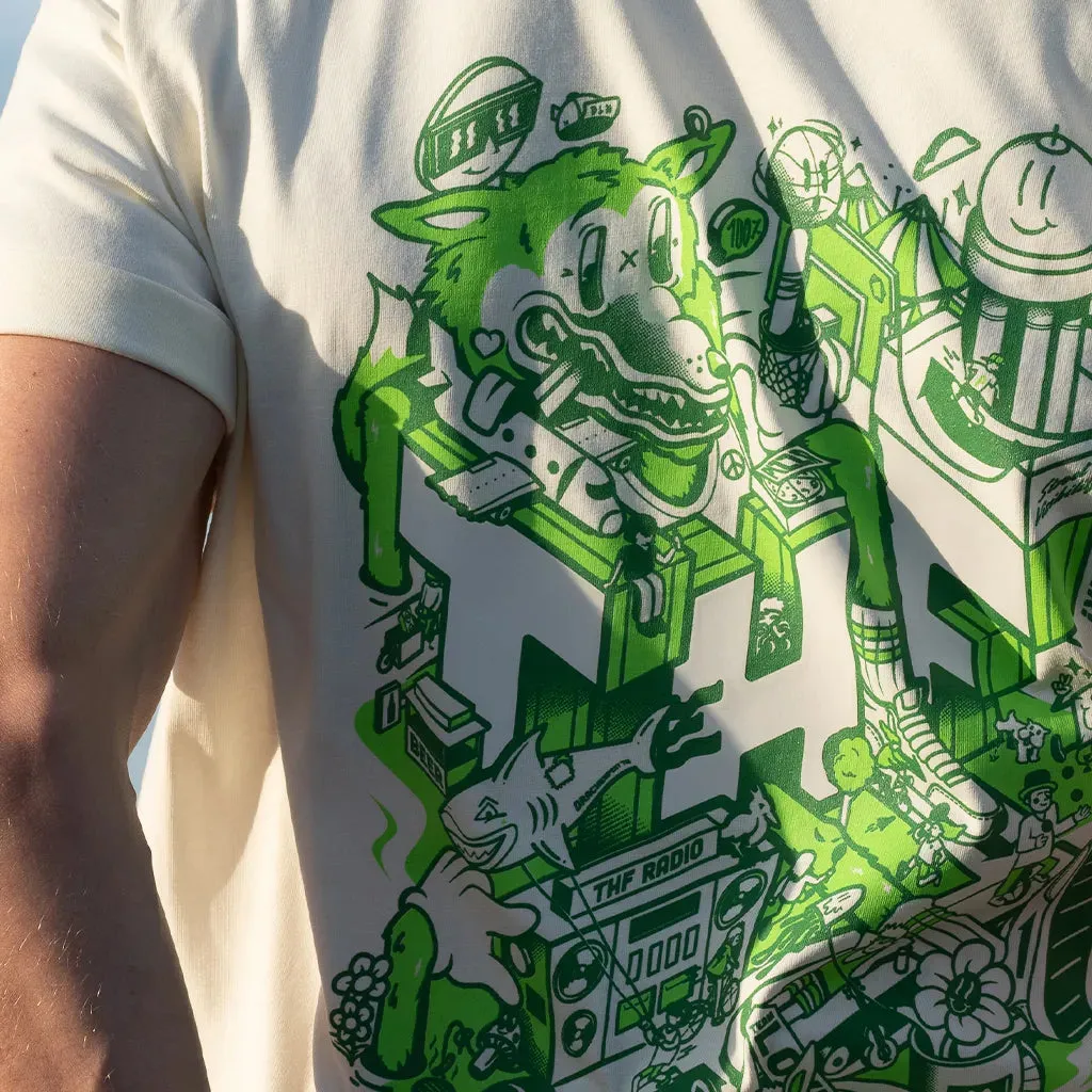 REFLECTIVE BERLIN THF T-shirt creme