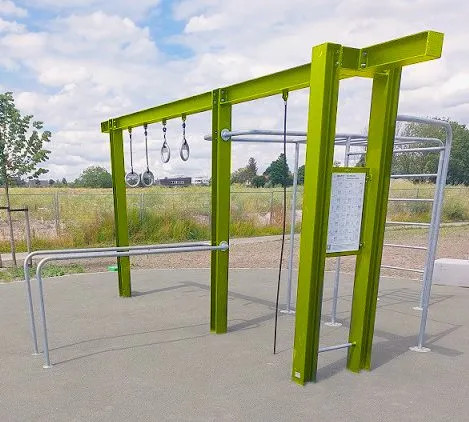 Denfit Crosstraining Pro 1 udendørs træningsstation monkey bars