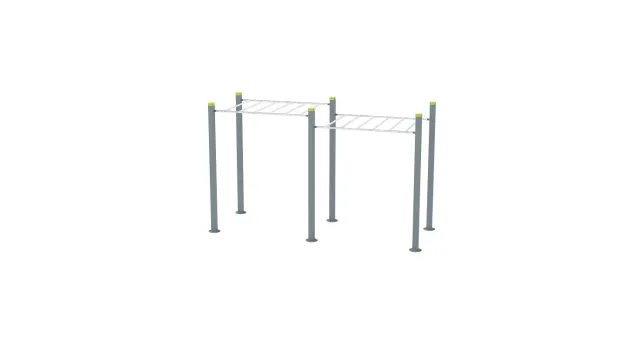 Denfit DSW4252 monkey bars i to højder