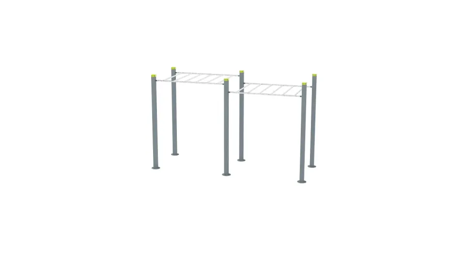 Denfit DSW4252 monkey bars i to højder