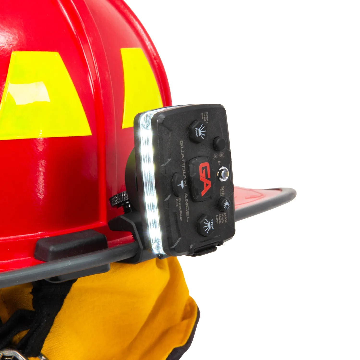 Guardian Angel Aluminum Fire Helmet lygteholder brandhjelm