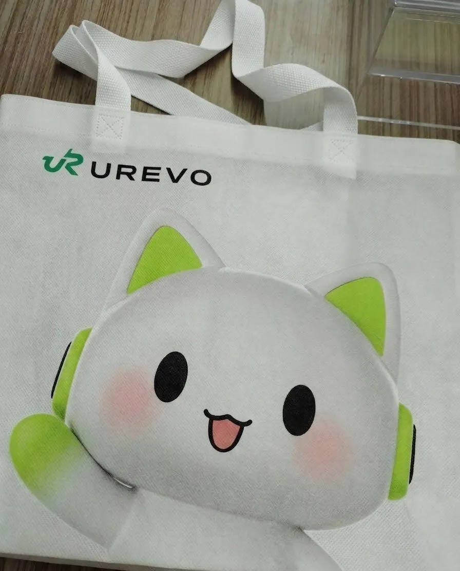 Urevo Waterproof Magnetic totebag hvid vandtæt