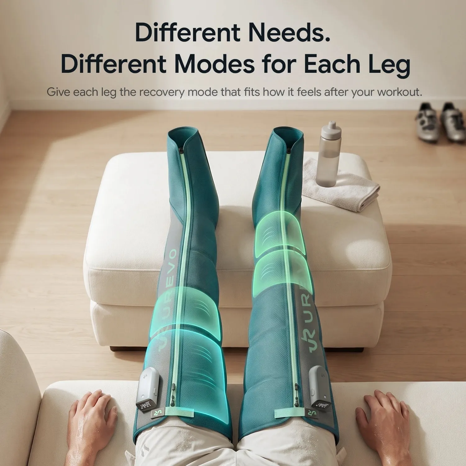 Urevo Care Recovery Boots kompressionsstøvler par