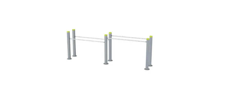 Denfit DSW4352 dipstativ dobbelt 2 højder udendørs