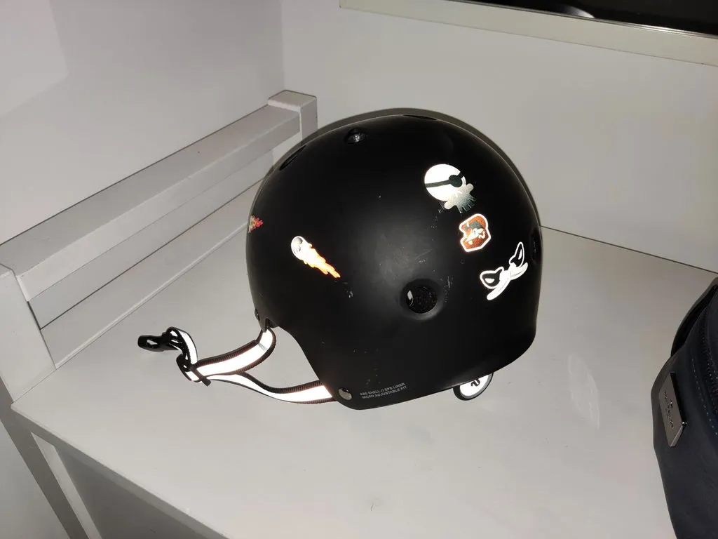 Reflective Berlin Totenkopf klistermærker fire reflekterende