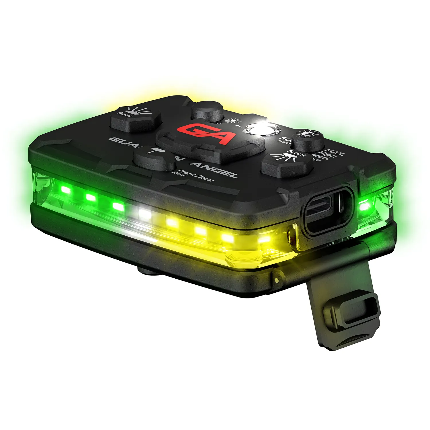 Guardian Angel Elite Series lygte grøn/gul 800 lumen