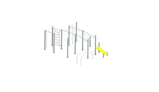 Denfit DSW4287 udendørs fitnessstation